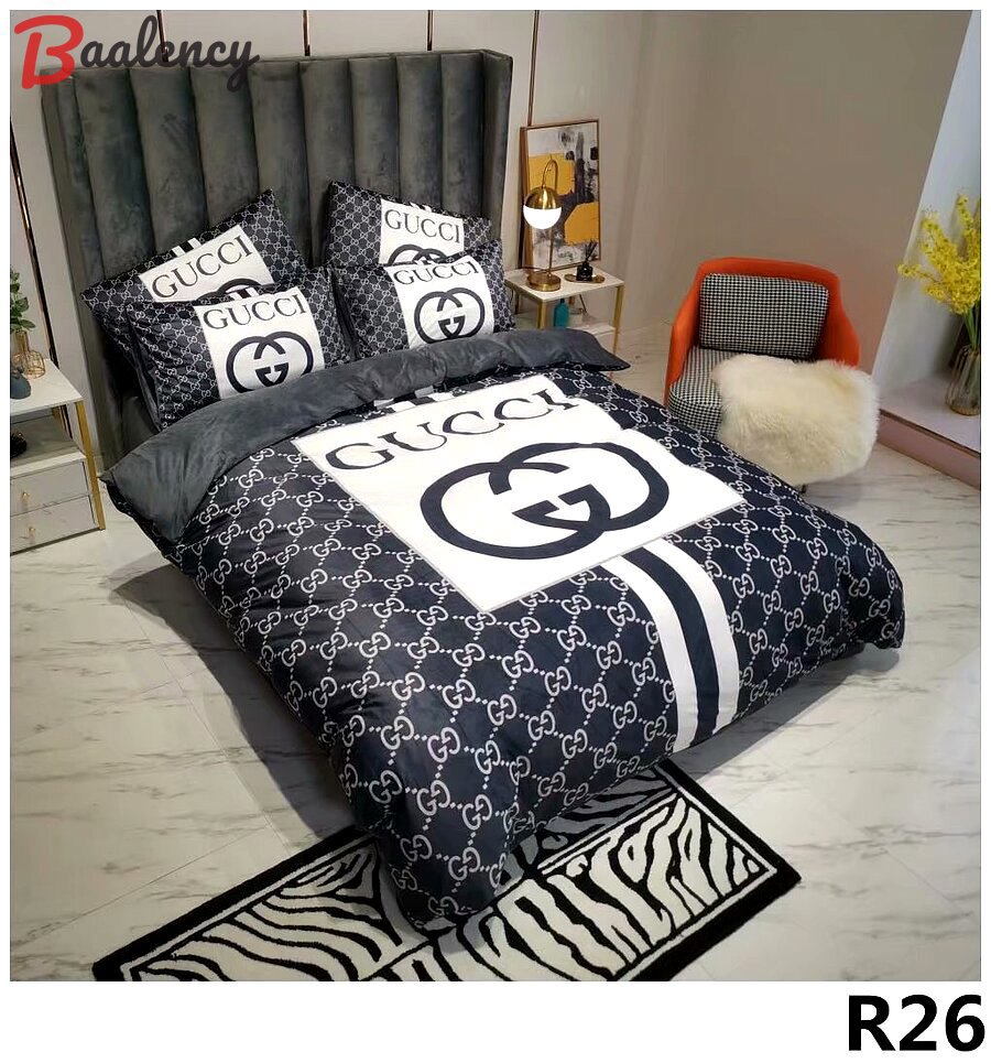 Gucci bedding sets model 17 luxury brand bedding set duvet cover  home decoration bedding sets