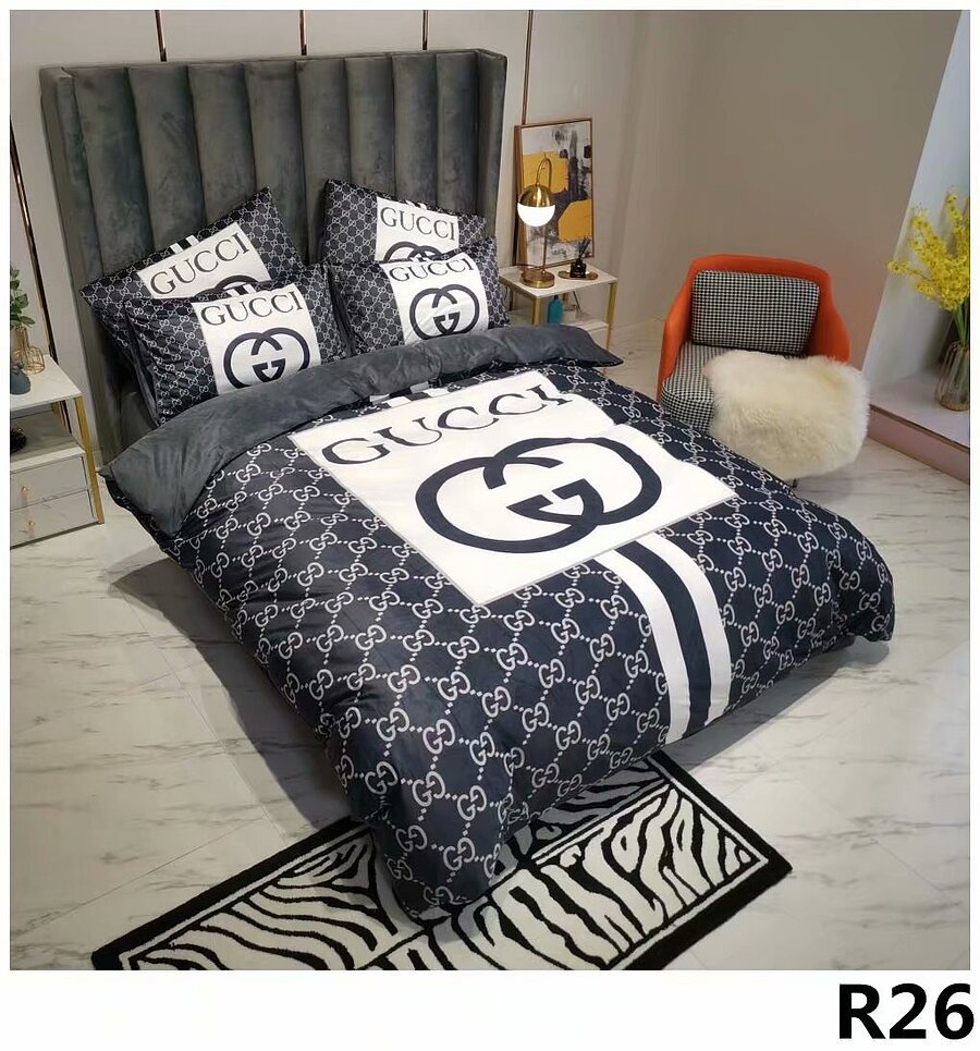Gucci bedding sets model 17 luxury brand bedding set duvet cover  home decoration Bedding Sets