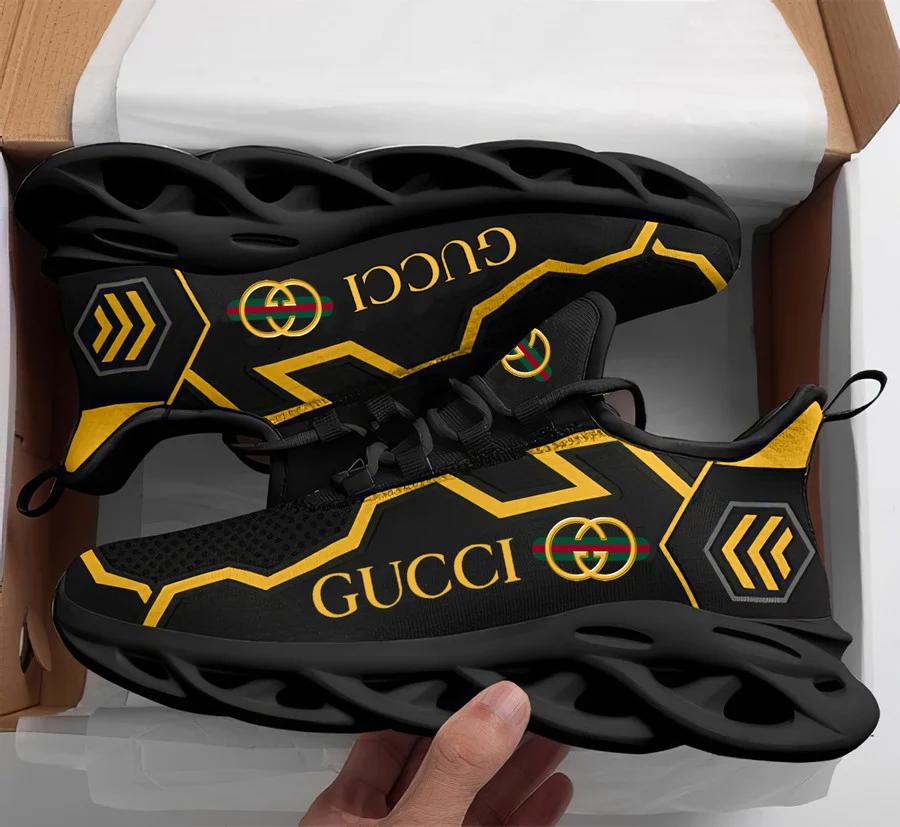 Gucci black max soul shoes sneakers luxury hot for men women Max Soul Shoes