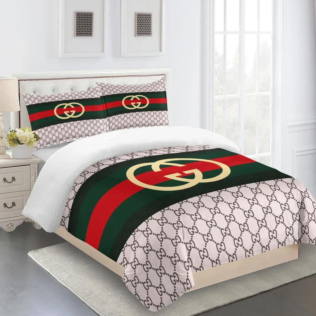 Gucci logo type 1664 Bedding Sets bedspread premium fashion brand home decor hyperbeast Bedroom bedclothes sheets covers blankets luxury ideas bed linen duvet