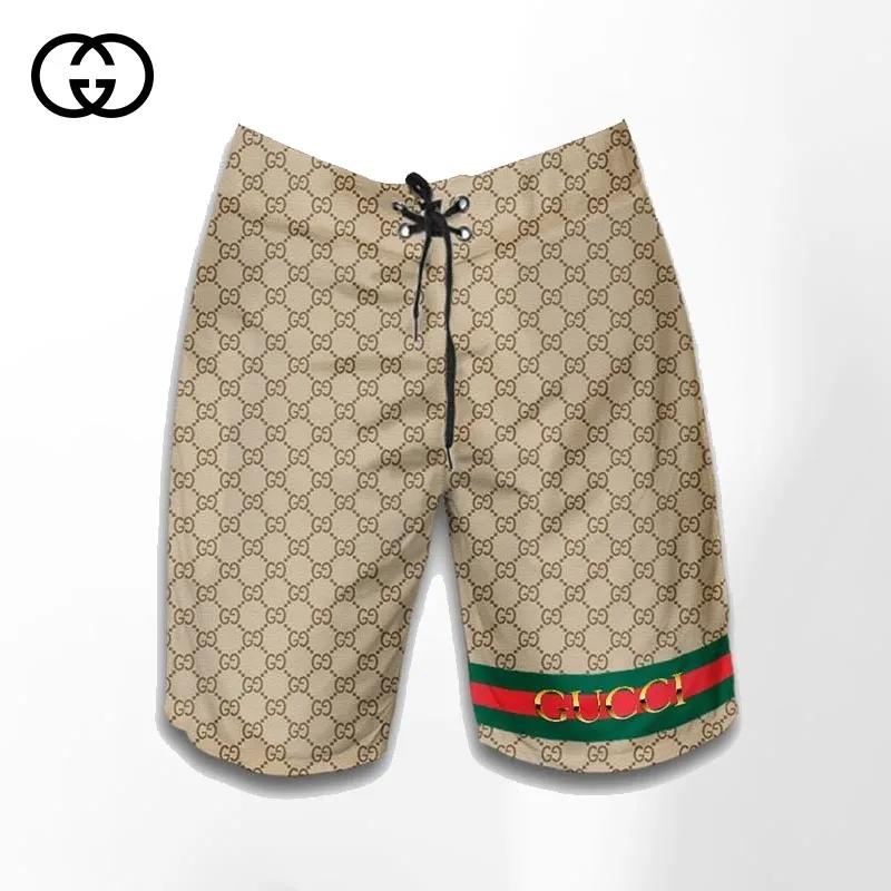 Gucci luxury pants all over print shorts for men 127 Shorts For Ment