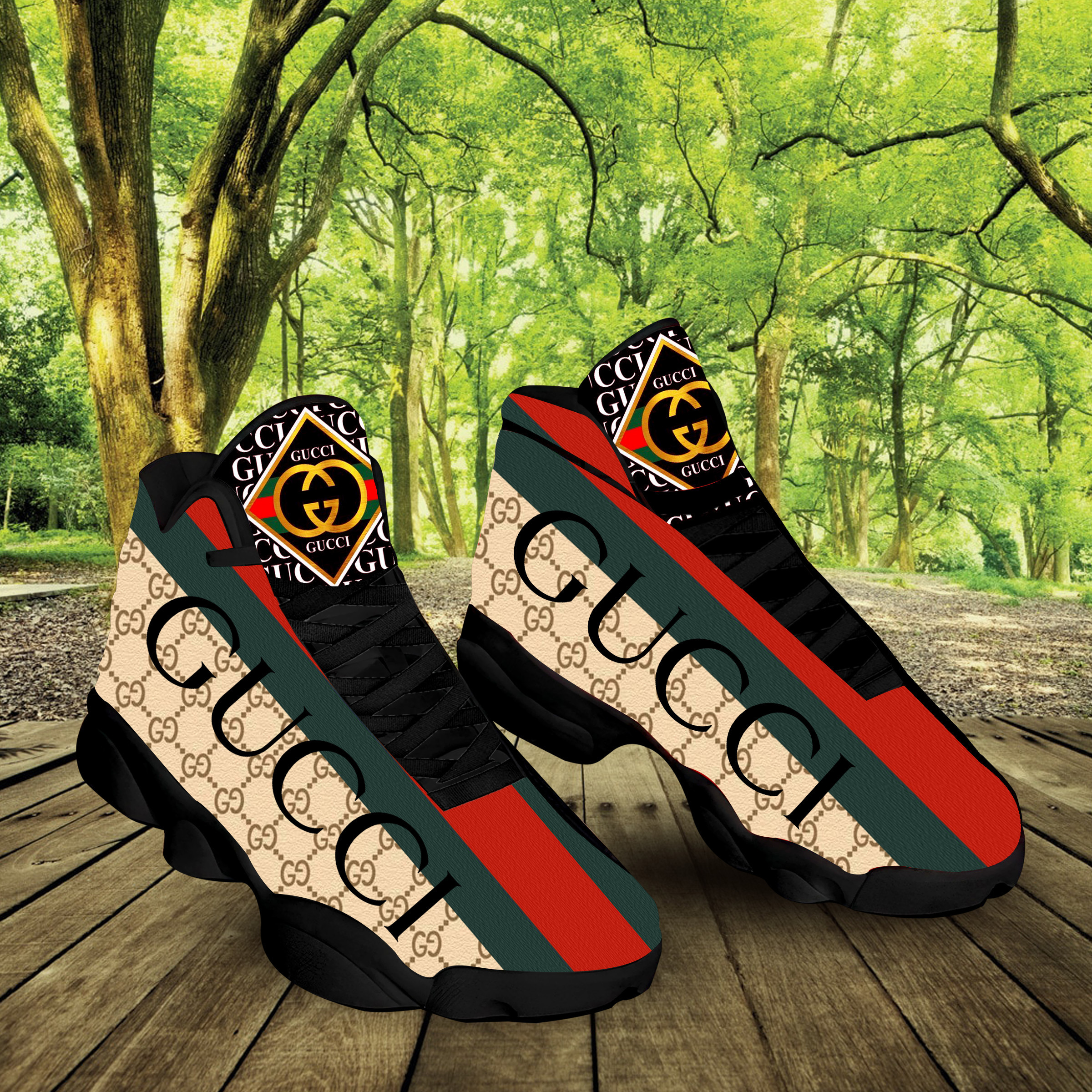 Guccis l-jd13 Air Jordan 13 Gifts For Men Women For Fans Full Size Shoes Sneakers