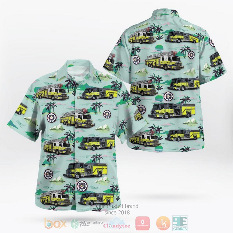 Hallandale beach florida fire rescue hawaiian shirt Hawaii Shirt Shorts & Flip Flops