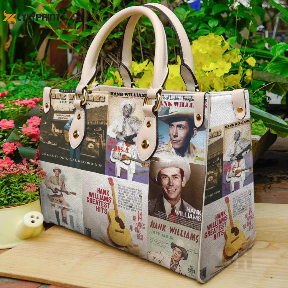 Hank williams leather bag for women gift 1015 Women Leather Hand Bag