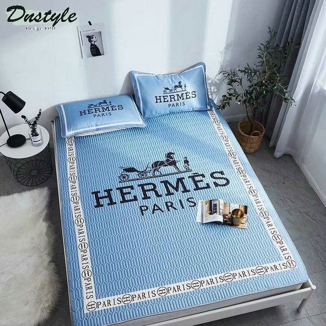 Hermes paris logo type 2002 Bedding Sets bedspread home decor bedclothes sheets duvet hyperbeast Bedroom luxury ideas covers premium fashion brand blankets bed linen