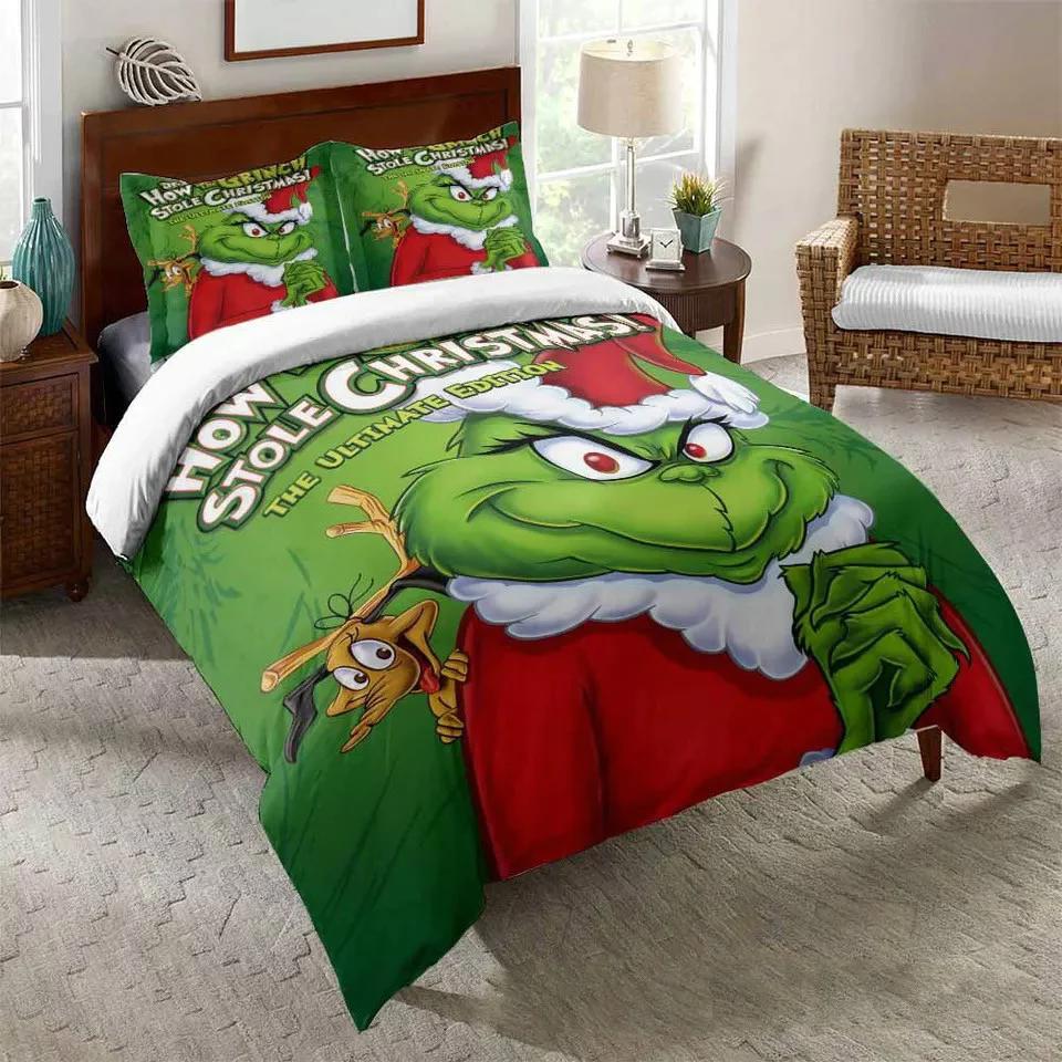 How the grinch stole christmas full bedding set Bedding Sets