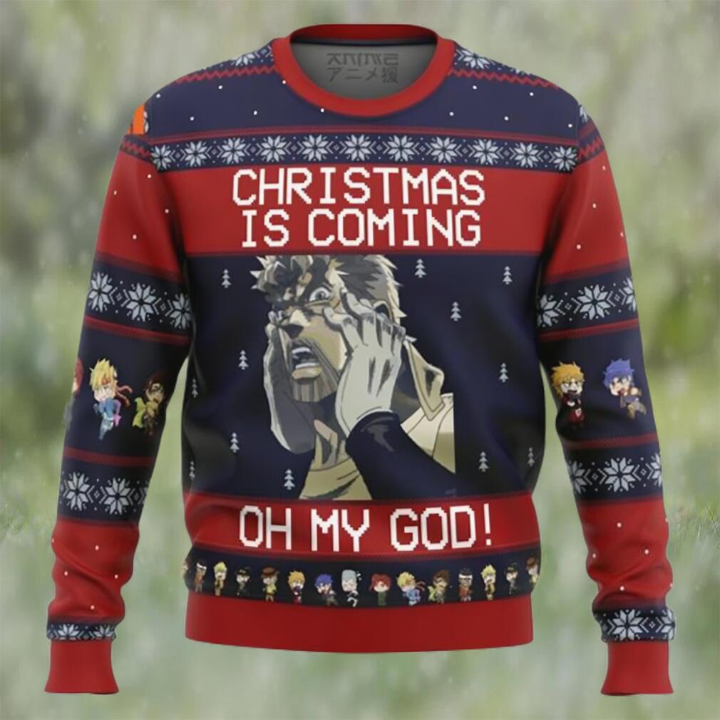 Jojo?s bizarre adventure joseph joestar oh my god ugly christmas sweater Christmas Ugly Sweater
