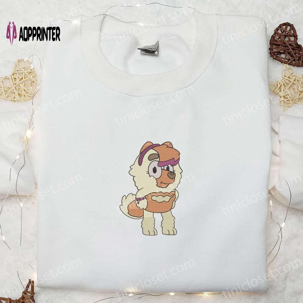 Judo embroidered shirt & bluey cartoon hoodie: best gift idea for judo fans Embroidered Shirt