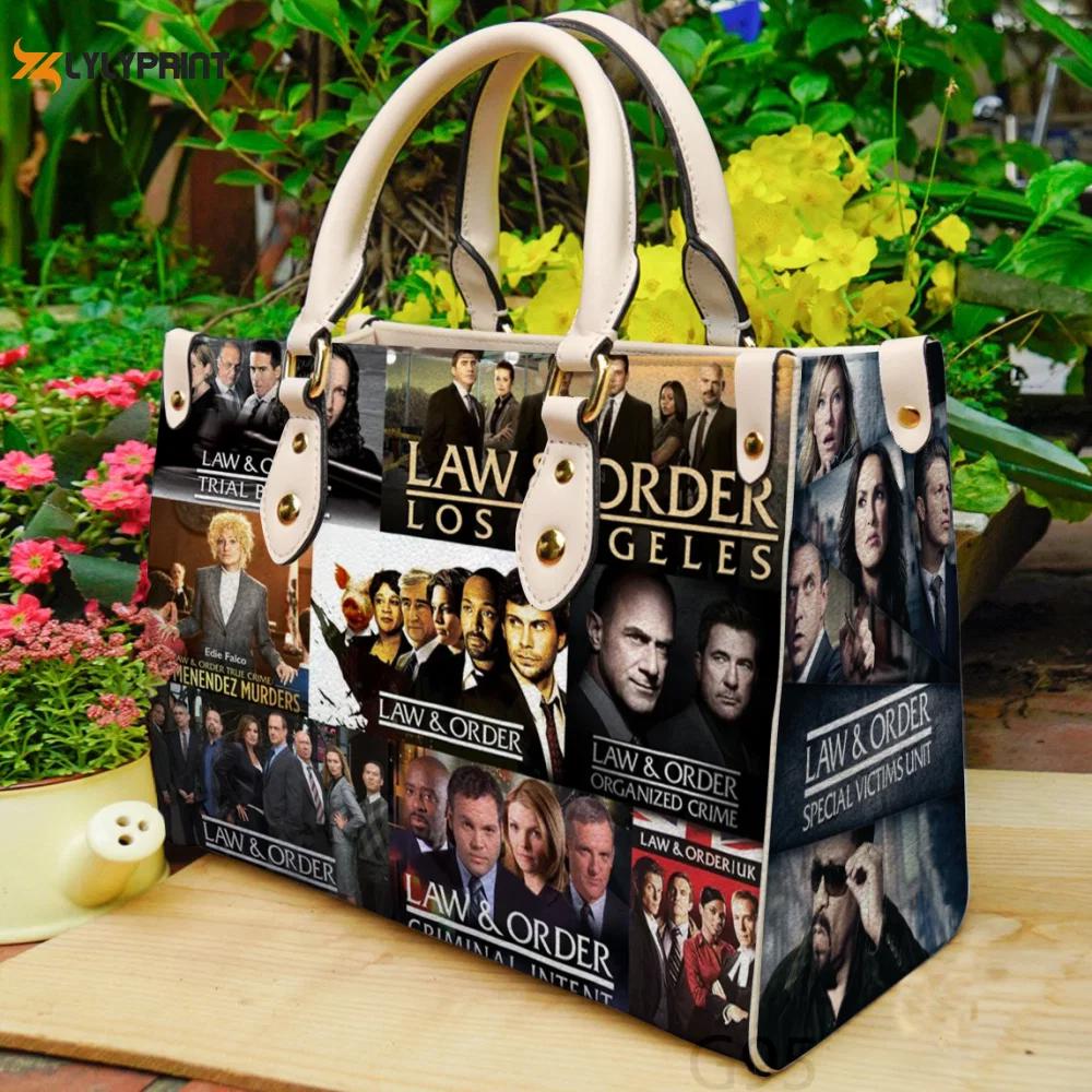 Law & order leather bag for women gift 1632 Women Leather Hand Bag