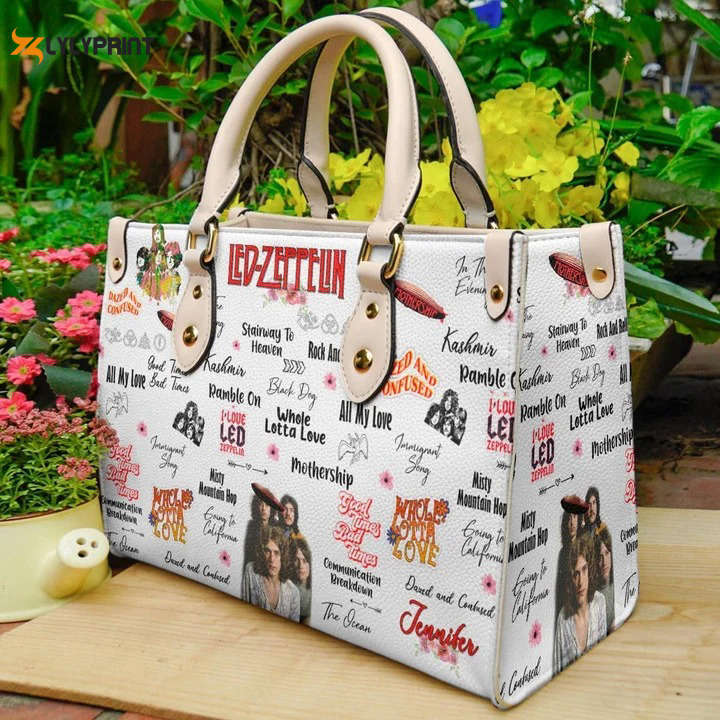 Led zeppelin 2 hand leather bag for women gift 1920 Women Leather Hand Bag