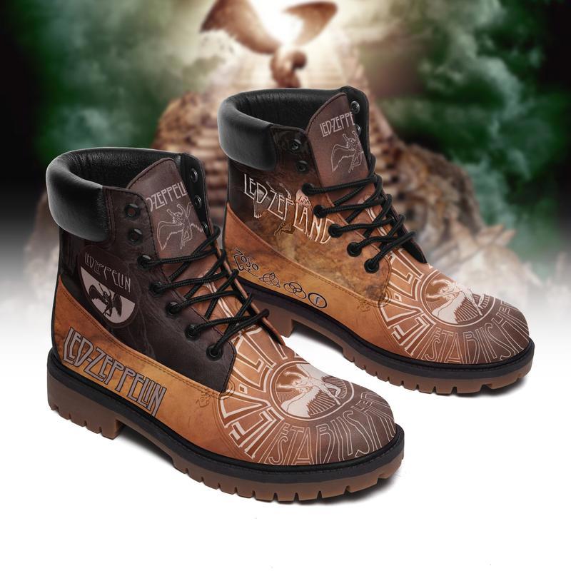 Led zeppelin rock band form timboots hot 2023 best gift for fans Timboots Shoes