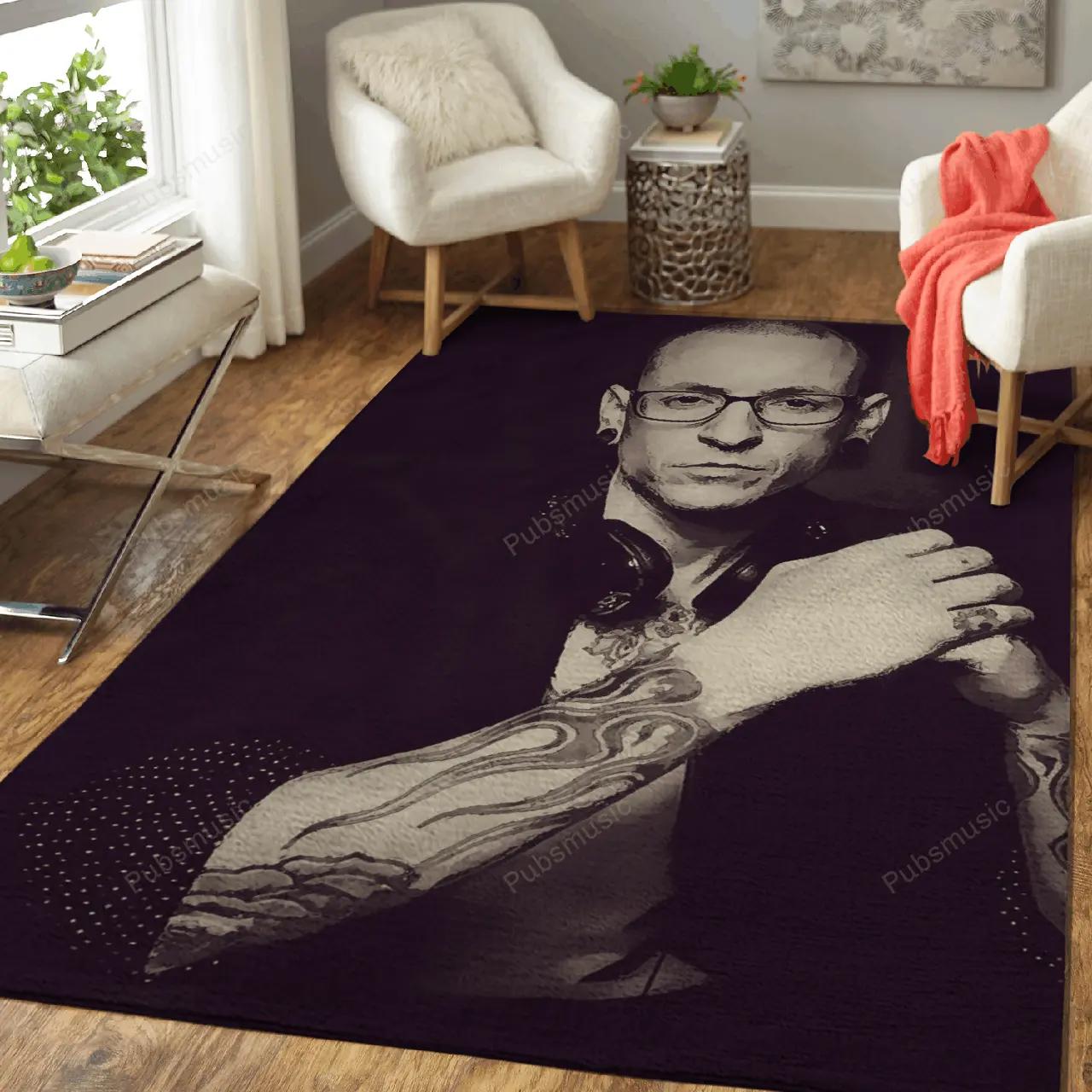 Linkinpark 34 music art for fans area rug living room carpet rug regtangle carpet floor decor home decor Rectangle Rug