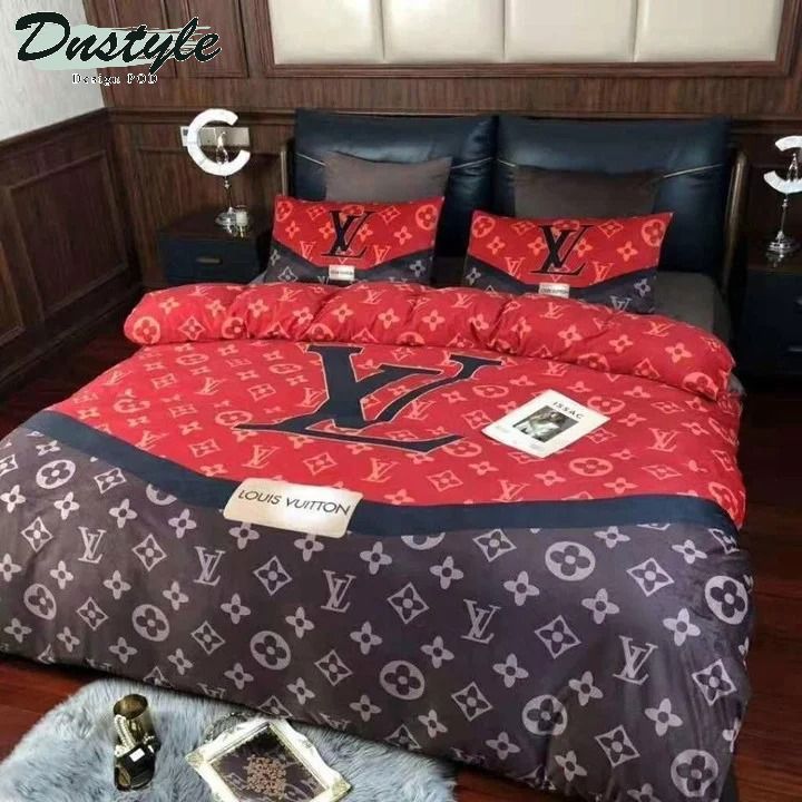 Louis vuitton logo type 1990 Bedding Sets bedclothes hyperbeast Bedroom bedspread luxury ideas duvet bed linen home decor blankets covers premium fashion brand sheets