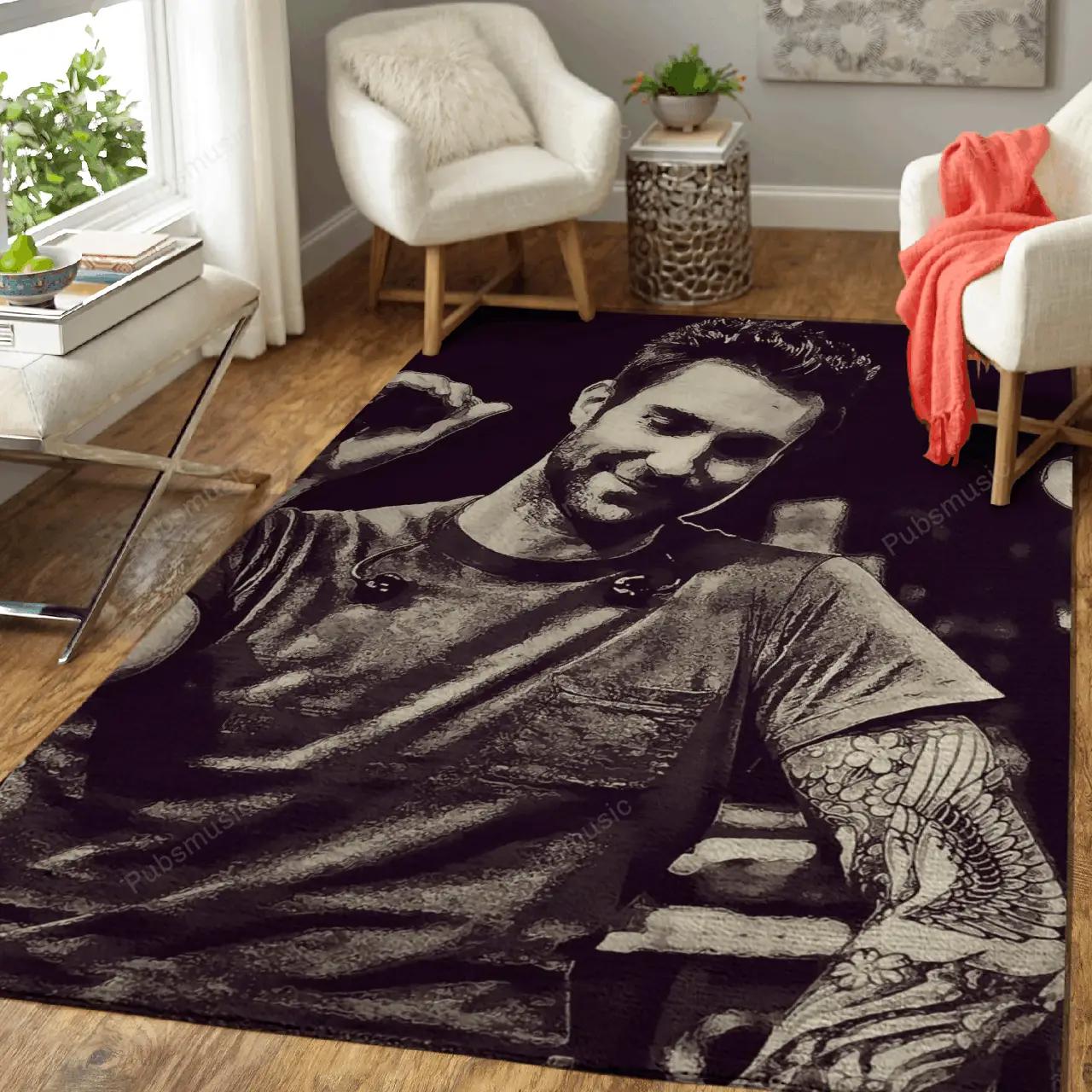 Maroon 5 30 music art for fans area rug living room carpet rug regtangle carpet floor decor home decor Rectangle Rug