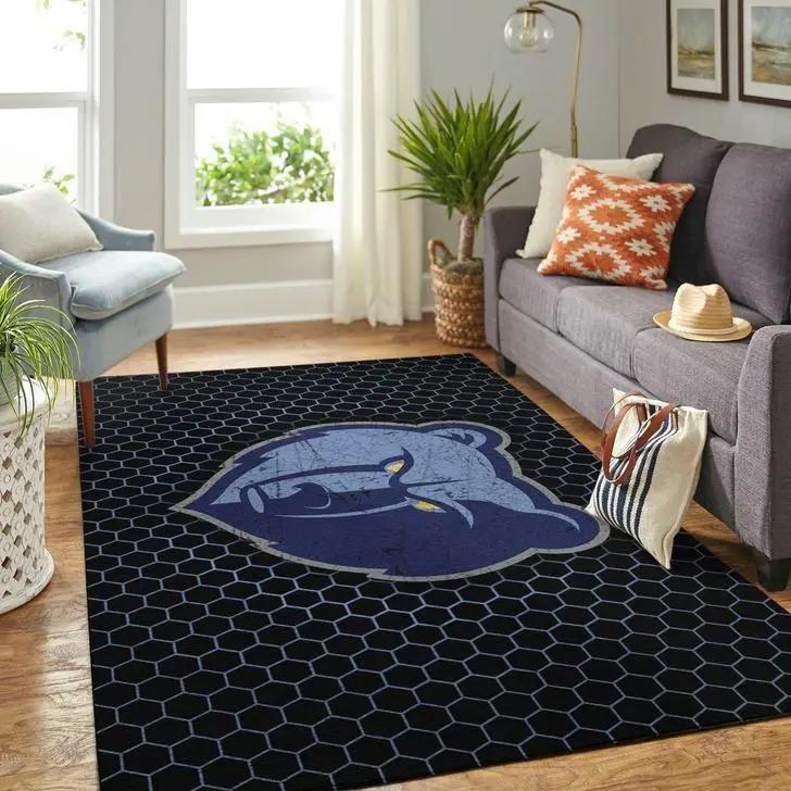 Memphis grizzlies nba area rugs living room christmas gift rug regtangle carpet Rectangle Rug