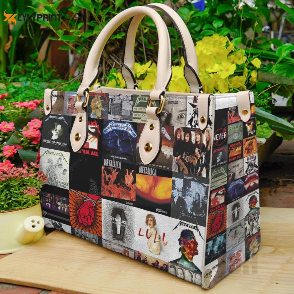 Metallica band leather hand bag gift for women’s day – perfect women s day gift for ch 248 Women Leather Hand Bag