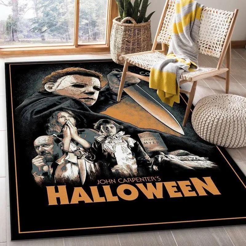Michael myers 1 area rug living room and bed room rug rug regtangle carpet floor decor home decor Rectangle Rug