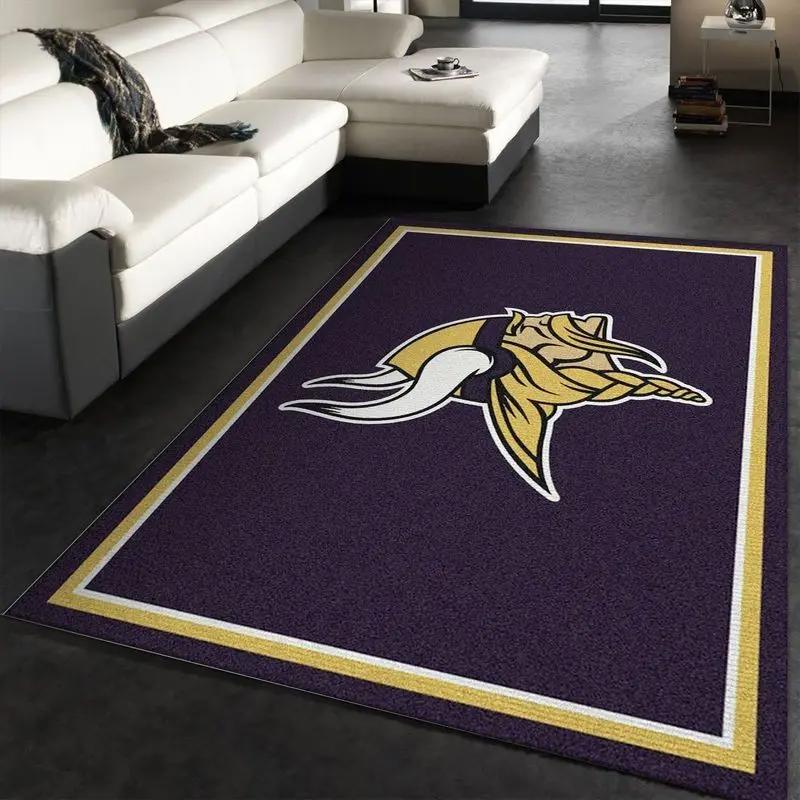 Minnesota vikings football nfl 6 living room bed room rug regtangle carpet Rectangle Rug