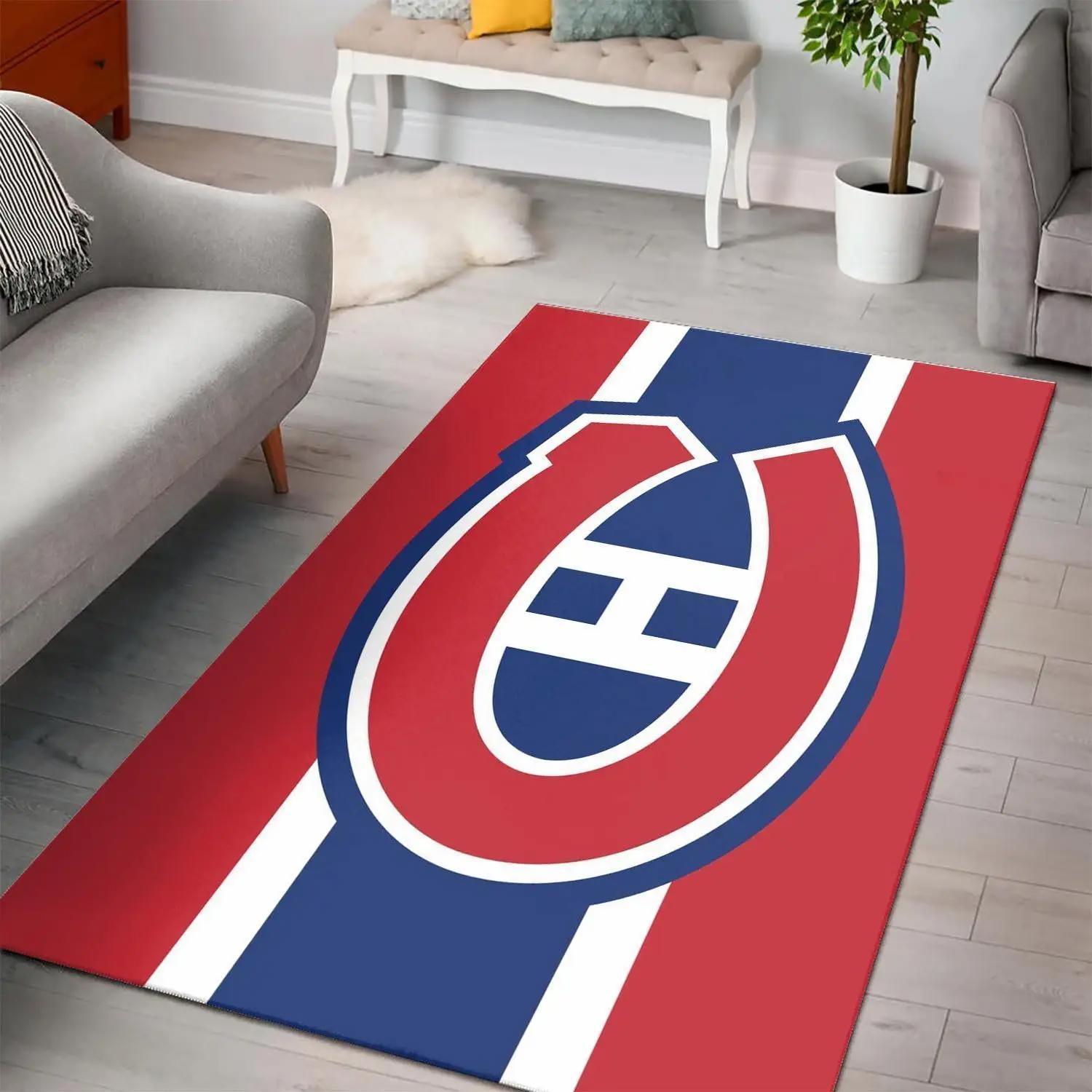 Montreal canadiens area rugs nhl hockey living room carpet team logo 2002207 Rectangle Rug