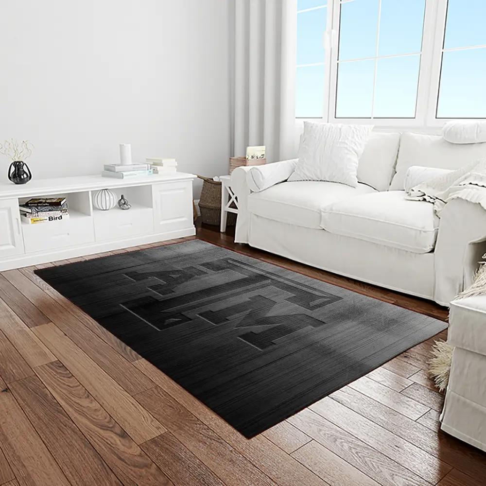 Ncaa texas a&m aggies college sport basketball and foolball team logo rectangle area rug tama20 Rectangle Rug