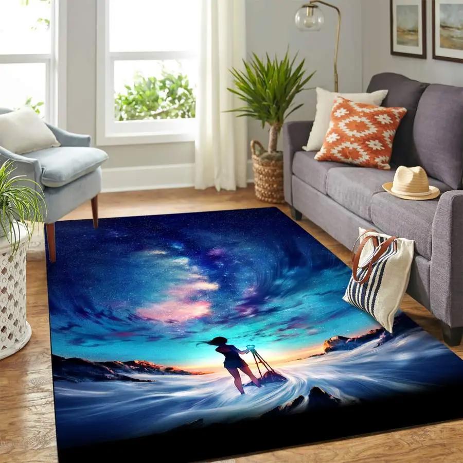 New hampshire wildcats home field area rug living room rug home decor football team logo carpet rug living room f102194 Rectangle Rug
