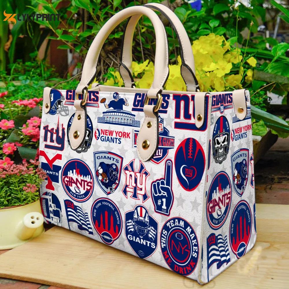 New york giants g1 leather bag for women gift 1465 Women Leather Hand Bag