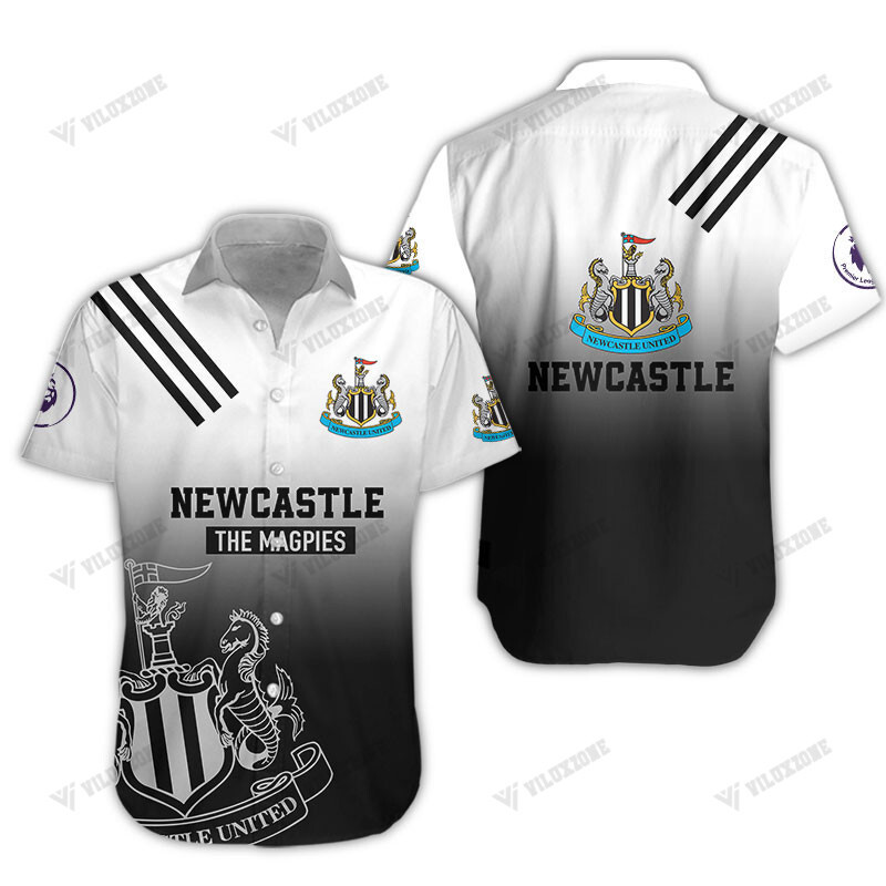 Newcastle united fc 3d full printing hawaiian shirt Hawaii Shirt Shorts & Flip Flops