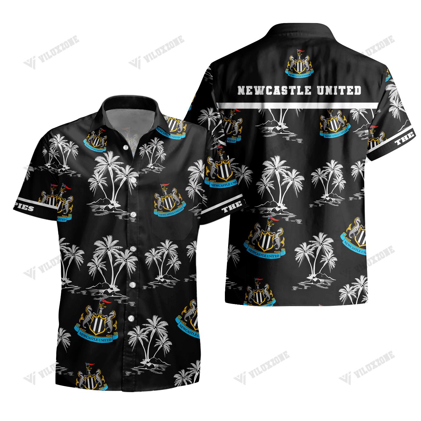 Newcastle united hawaiian shirt Hawaii Shirt Shorts & Flip Flops