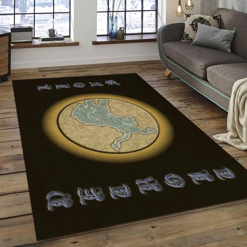 Nfl detroit lions football team logo rectangle area rug dl21 Rectangle Rug