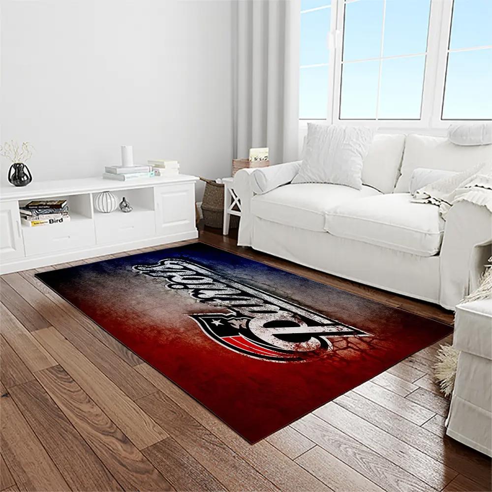 Nfl new england patriots football team logo rectangle area rug nep06 Rectangle Rug