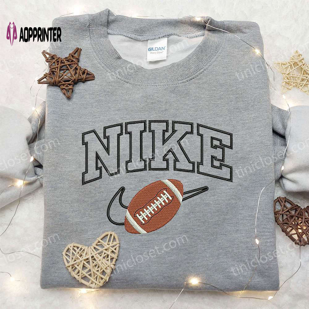 Nike american football embroidered sweatshirt – nfl sport shirt nike inspired Embroidered Shirt