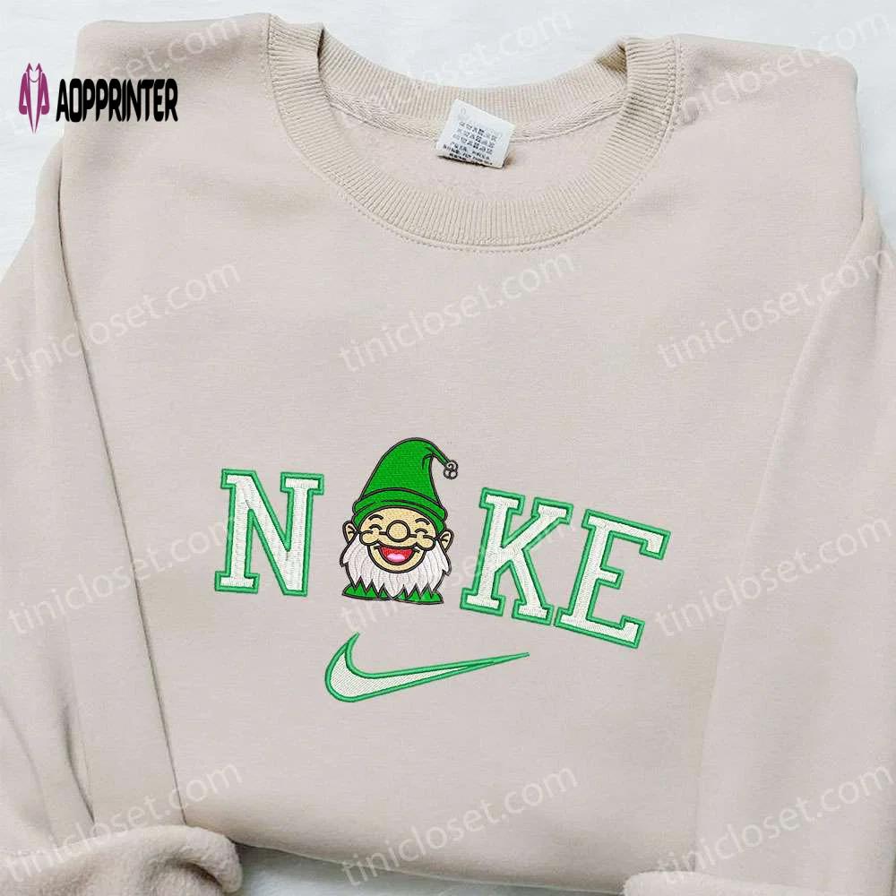 Nike christmas x gnome laughing sweatshirt: movie embroidered shirt – best gift ideas Embroidered Shirt