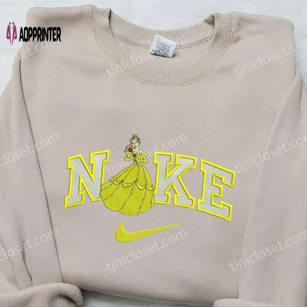 Nike x belle embroidered shirt: beauty and the beast inspired beauty Embroidered Shirt