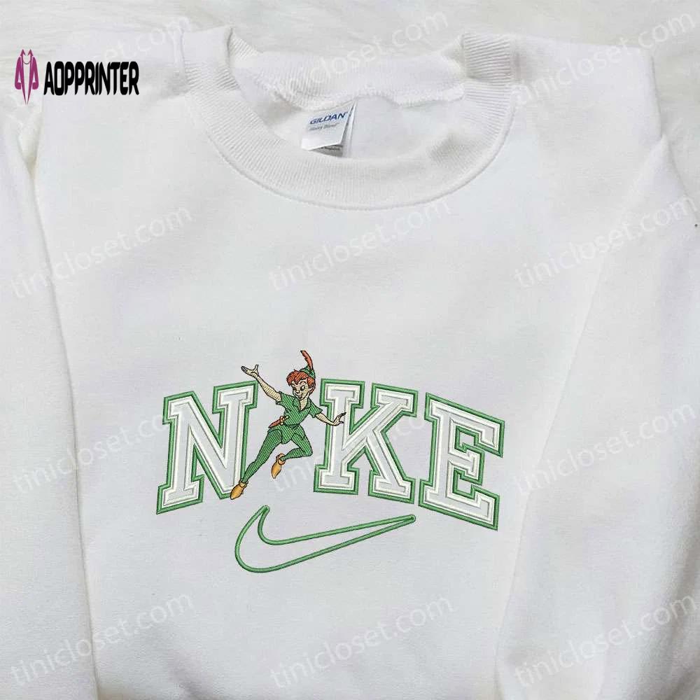 Nike x peter pan embroidered shirt: disney characters & inspired t-shirt Embroidered Shirt