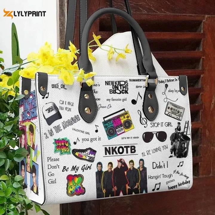 Nkotb lover 3 leather bag for women gift 1387 Women Leather Hand Bag