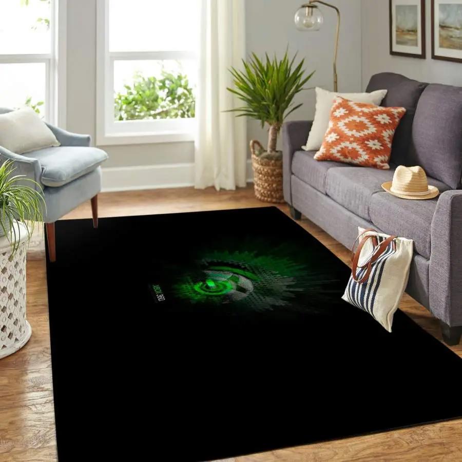 Panda fruit pattern print area rug living room rug home decor Rectangle Rug