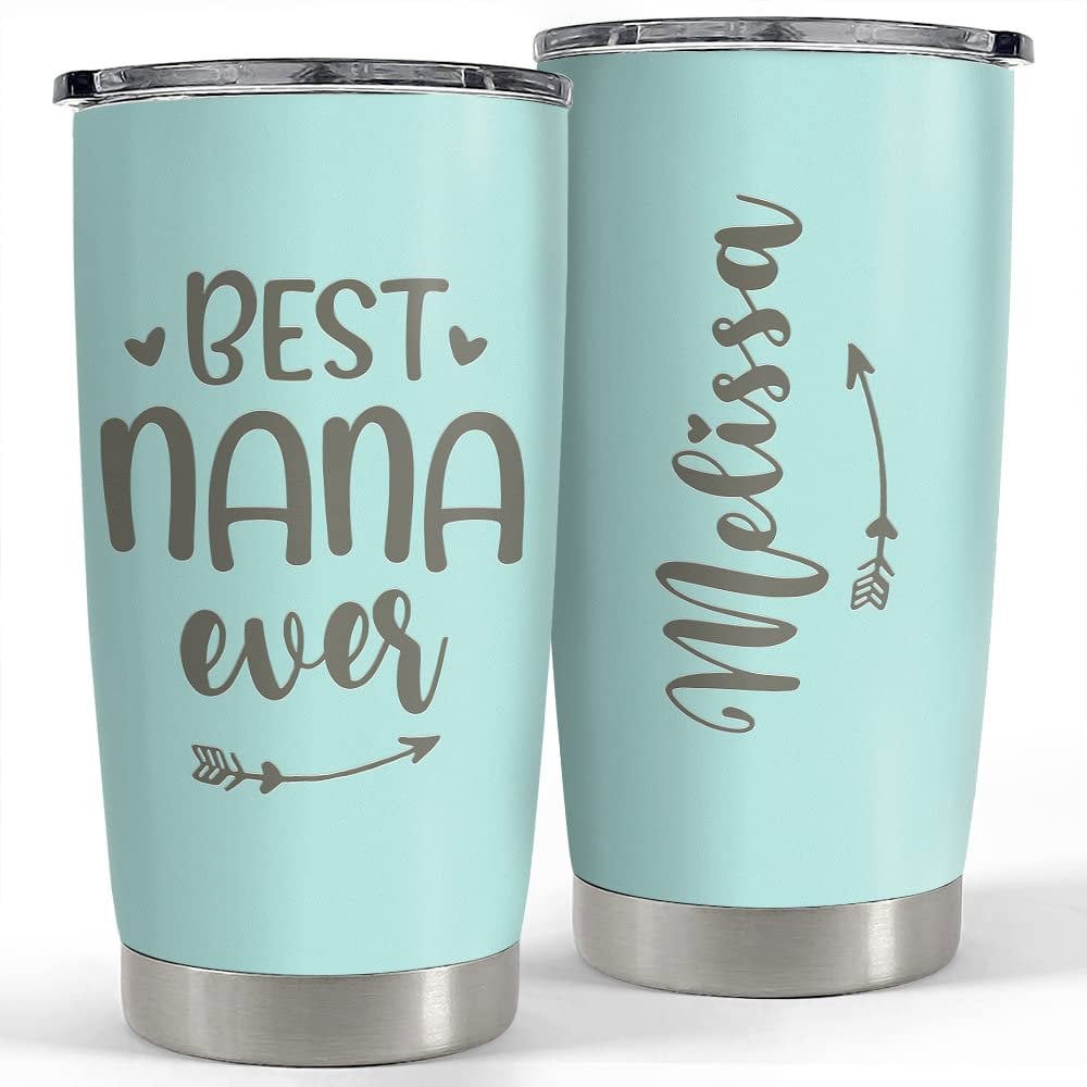 Personalized best nana ever tumbler gift on mother day grandma gift Personalized Tumbler