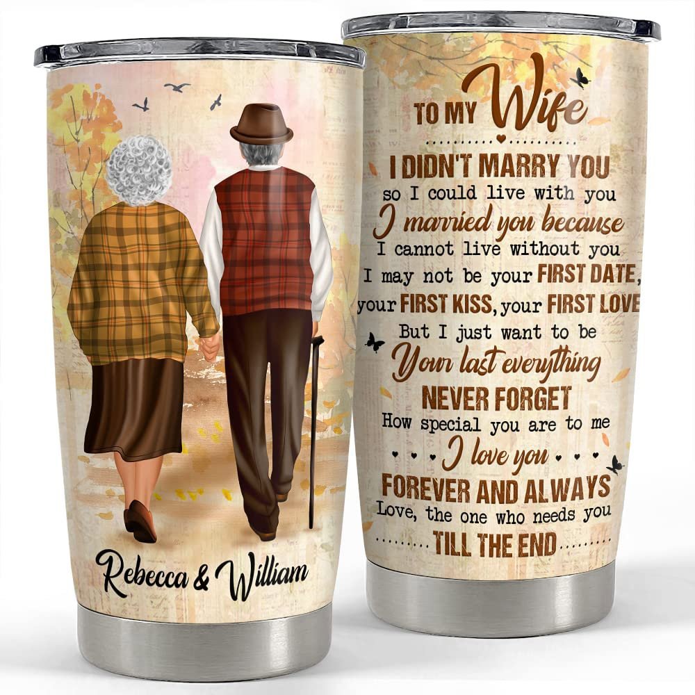 Personalized couple tumbler to best wife everything gift from husband Personalized Tumbler