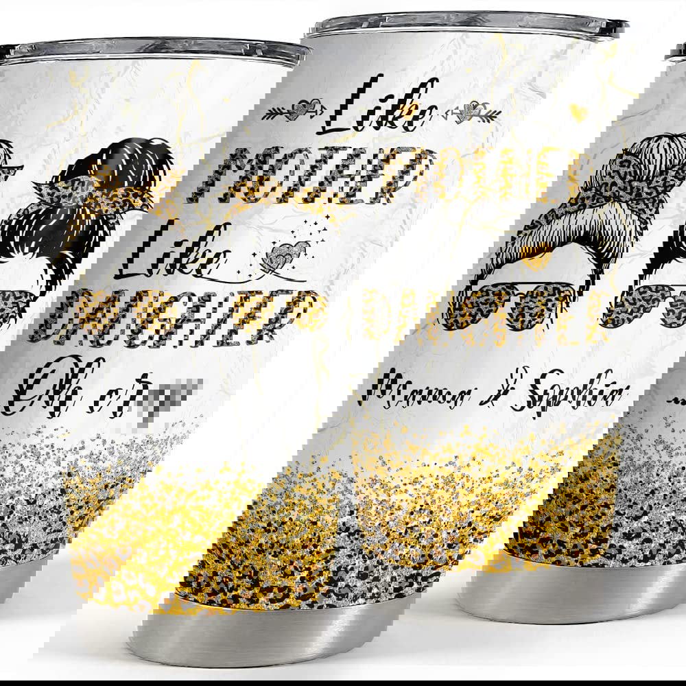 Personalized mom tumbler like mother like daughter family gift Personalized Tumbler