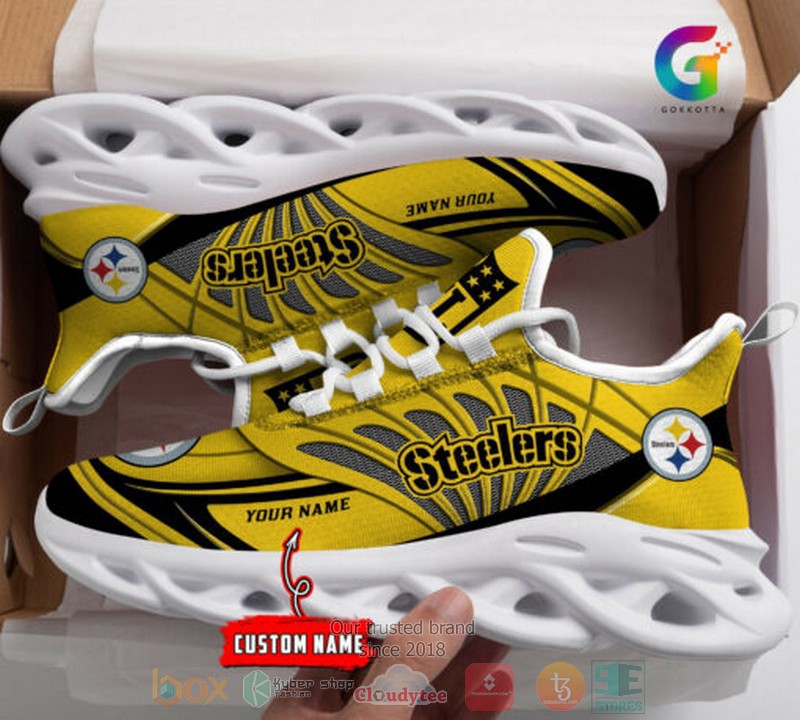 Personalized pittsburgh steelers max soul shoes Max Soul Shoes