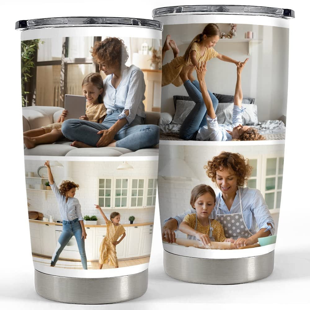 Personalized tumbler custom photo for mom best sister best friend Personalized Tumbler