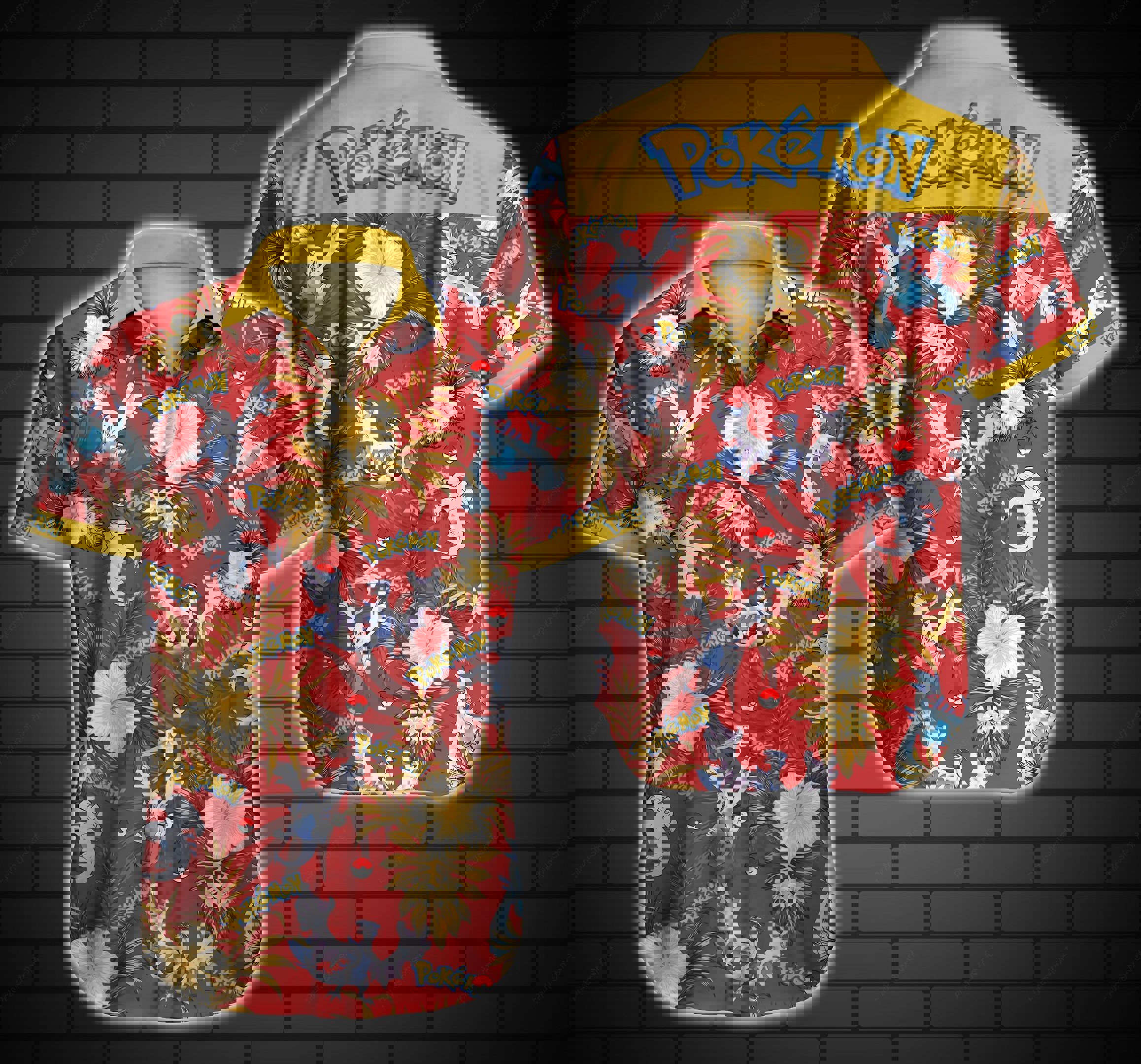 Pokemon lugia hawaiian shirt Hawaii Shirt Shorts & Flip Flops