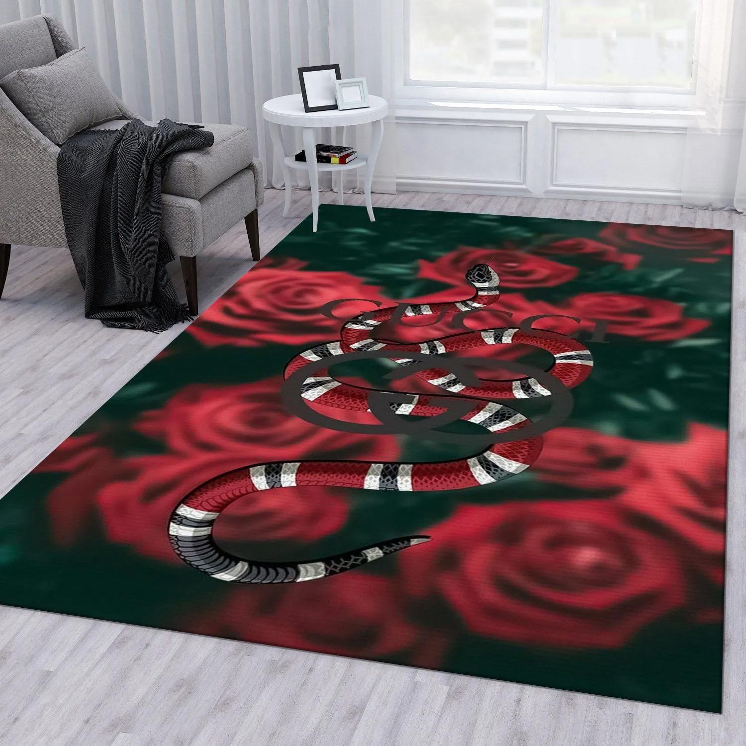 Rugs in living room and bedroom - Gucci fashion brand rug bedroom rug carpet floor decor floor mats keep warm in winter Rectangle Rug