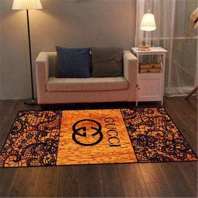 Rugs in living room and bedroom - Gucci orange luxury area rug for living room bedroom carpet home decorations mat Rectangle Rug