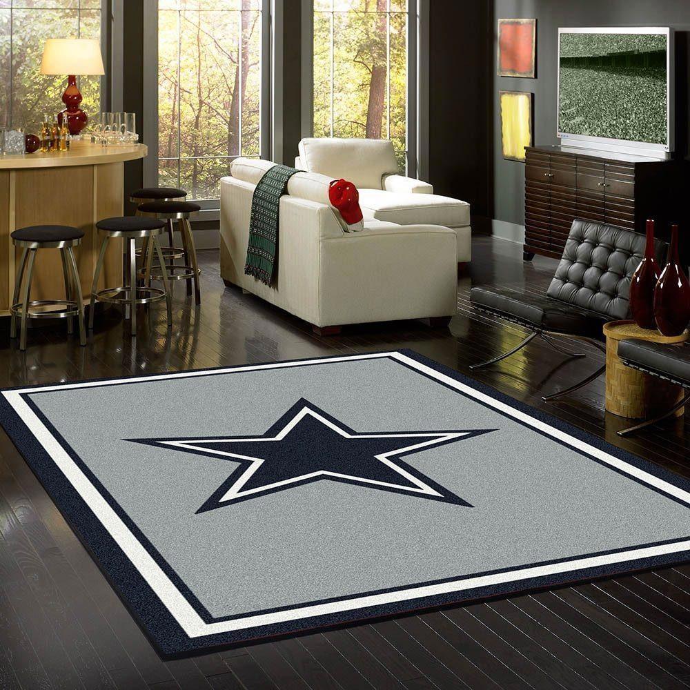 Rugs in living room and bedroom dallas cowboys Rectangle Rug