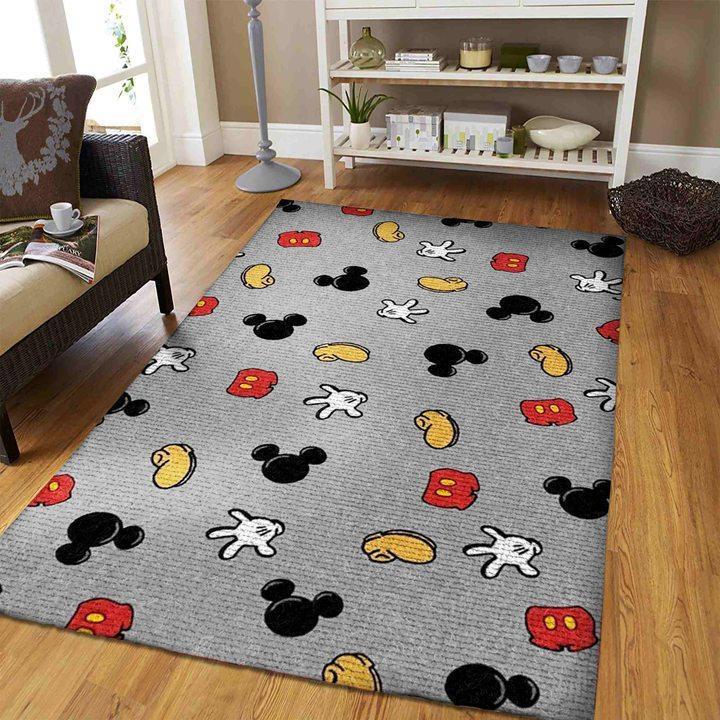 Rugs in living room and bedroom disney cartoon mickey mouse Rectangle Rug