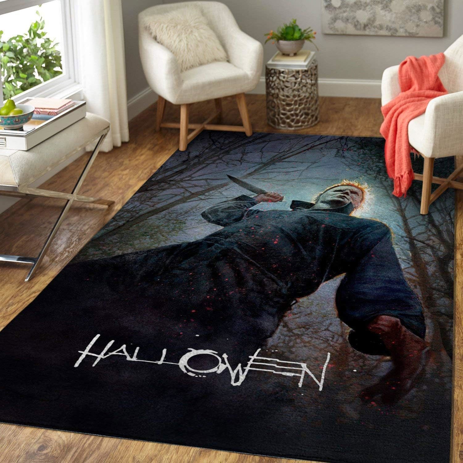 Rugs in living room and bedroom michael myers halloween series carpet living room rugs Rectangle Rug