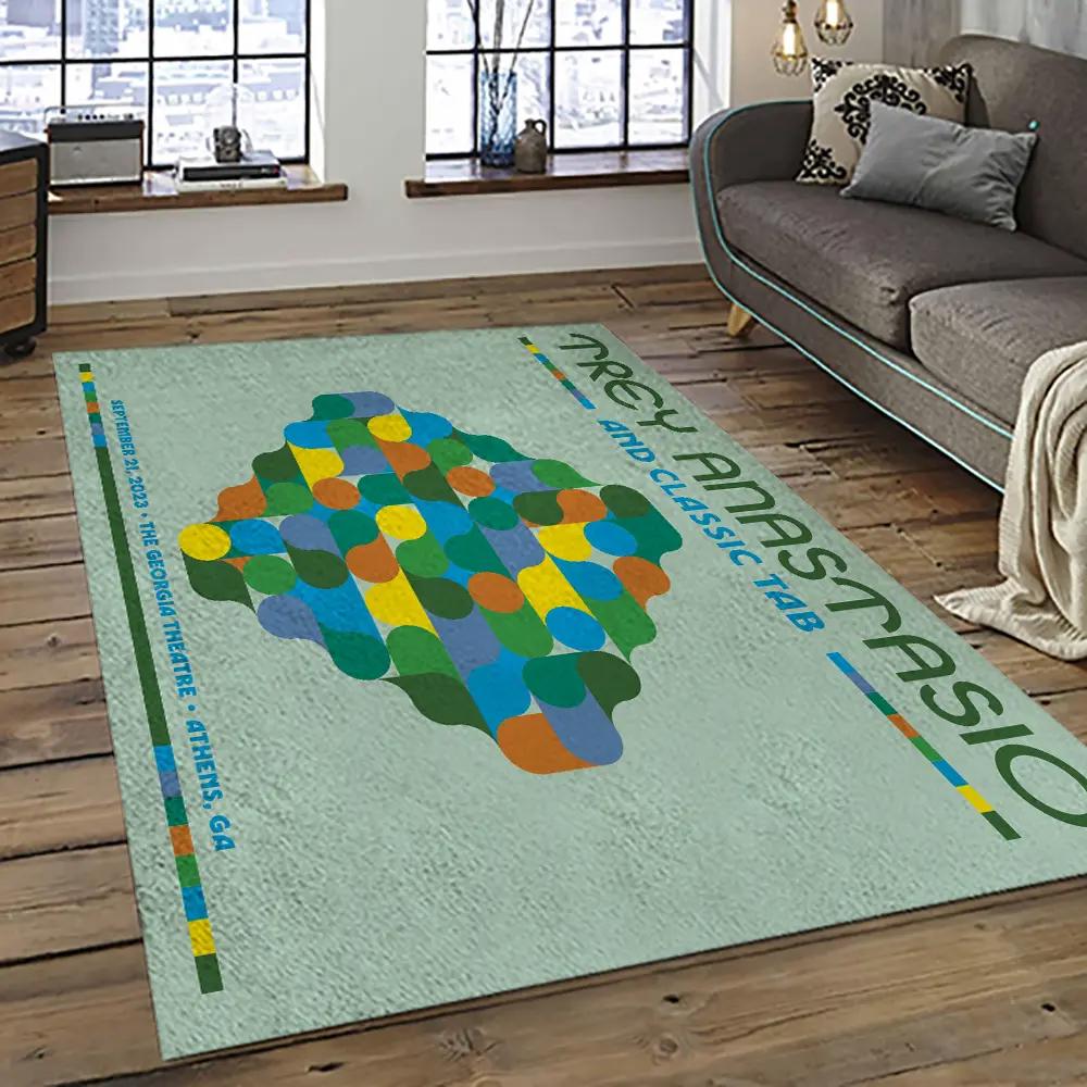Singer trey anastasio and classic tab music concert music carpet rectangle area rug ta04 Rectangle Rug