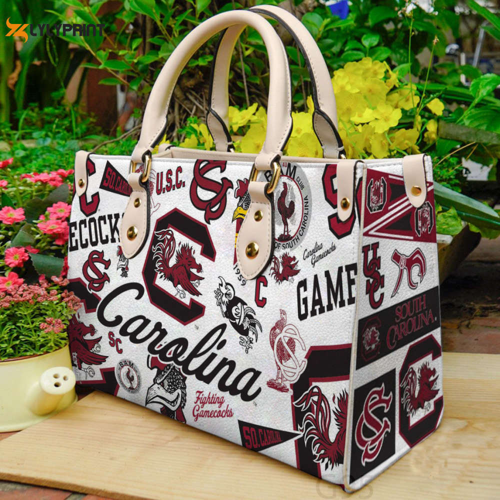 South carolina gamecocks leather bag g95 1094 Women Leather Hand Bag