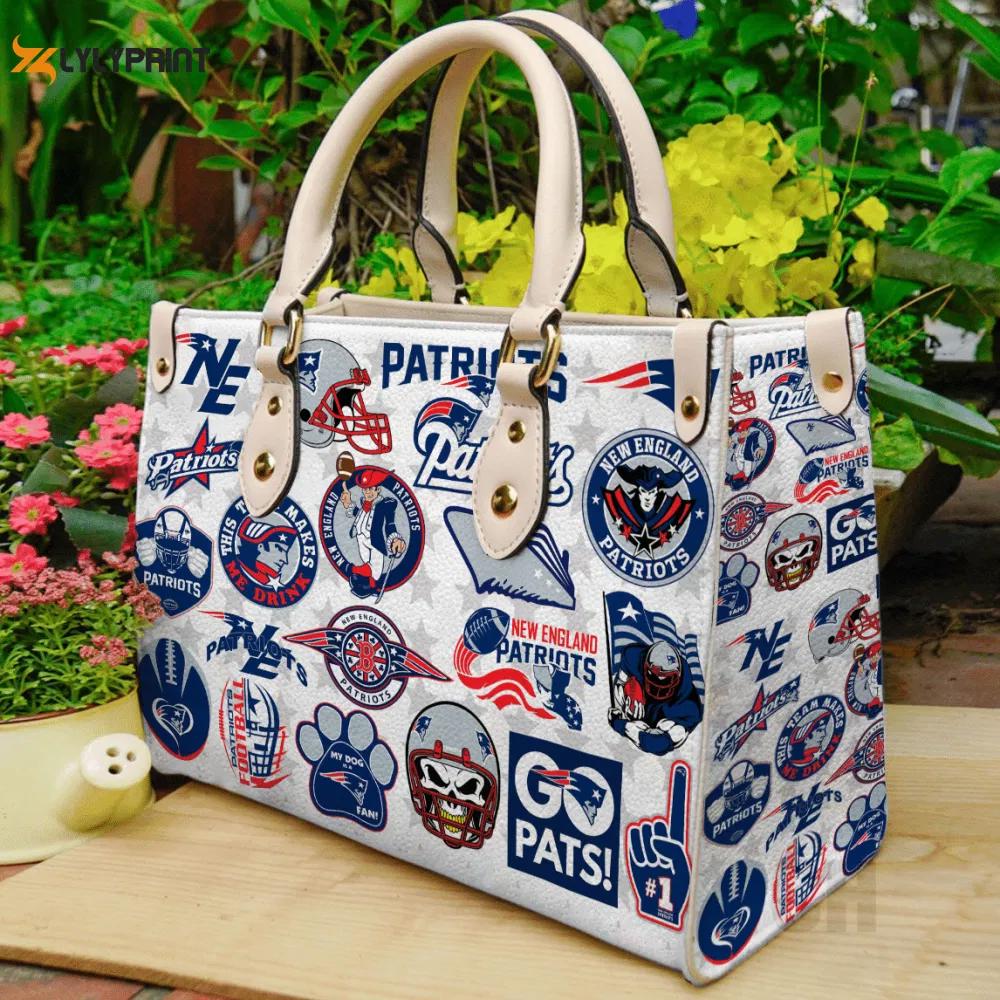 Stylish new england patriots leather hand bag gift for women’s day – perfect women s day gift 3638 Women Leather Hand Bag